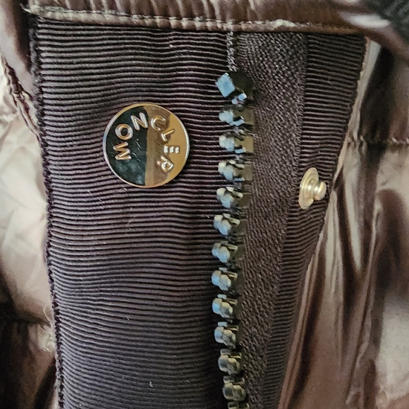 MONCLER BLACK PUFFER JACKET MID LENGTH W DRAWSTRING WAIST DOUDOUNE ELASTIQUE - Picture 7 of 16